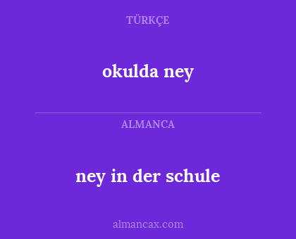 okulda ney - ney in der schule