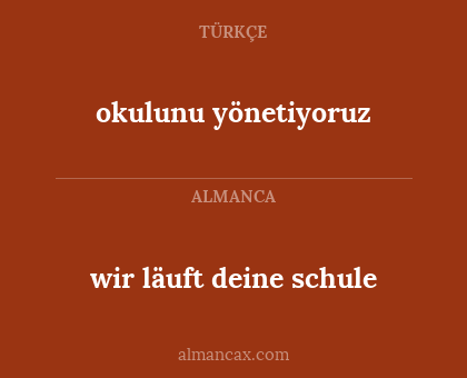 wir läuft deine schule - okulunu yönetiyoruz