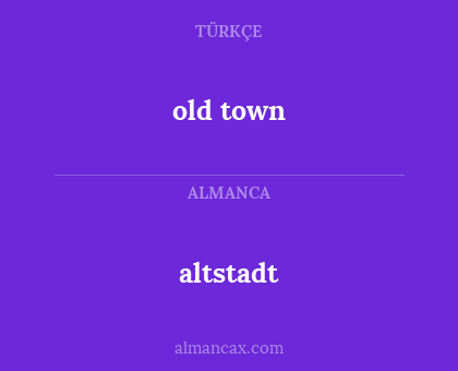 old town - altstadt