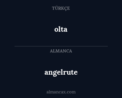olta - angelrute