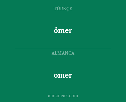 ömer - omer