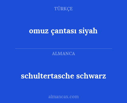 schultertasche schwarz - omuz çantası siyah
