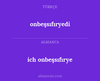 onbeşsıfıryedi - ich onbeşsıfırye