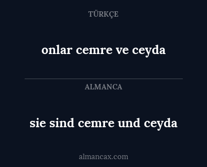 sie sind cemre und ceyda - onlar cemre ve ceyda