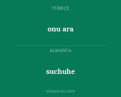 suchuhe - onu ara