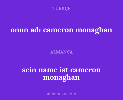 onun adı cameron monaghan - sein name ist cameron monaghan