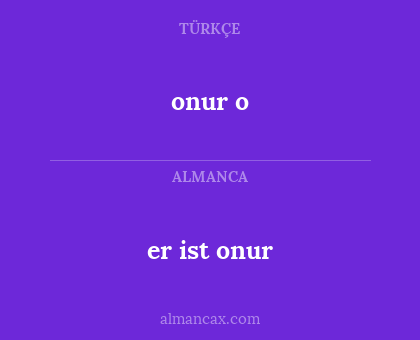 onur o - er ist onur