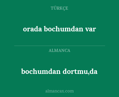 bochumdan dortmu,da - orada bochumdan var