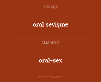oral sevişme - oral-sex