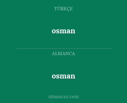 osman - osman