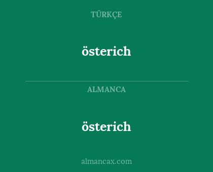 österich - österich