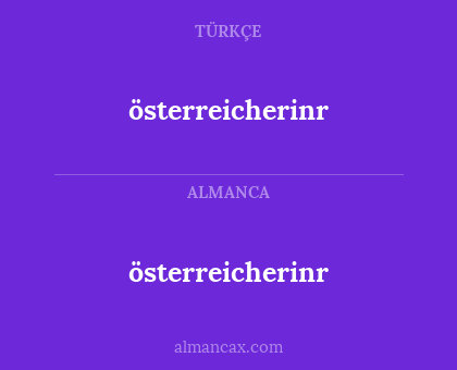 österreicherinr - österreicherinr
