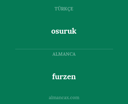 furzen - osuruk