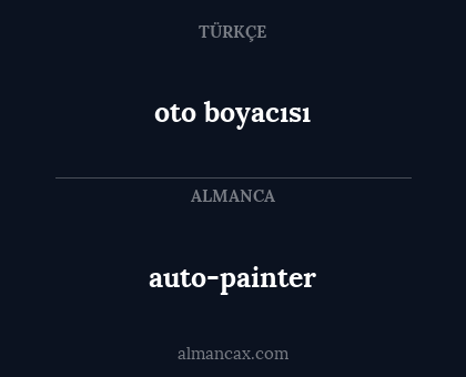 oto boyacısı - auto-painter
