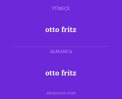 otto fritz - otto fritz