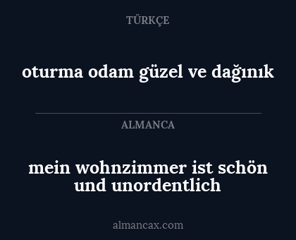 oturma odam güzel ve dağınık - mein wohnzimmer ist schön und unordentlich