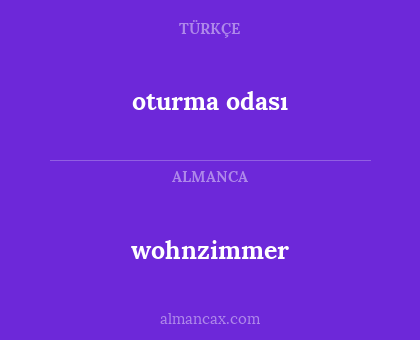 oturma odası - wohnzimmer