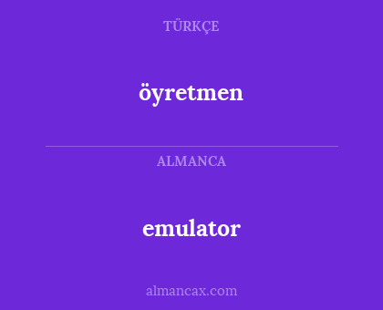 emulator - öyretmen