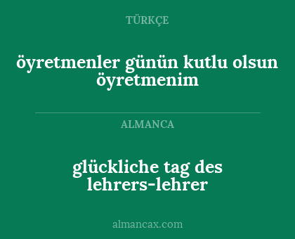 öyretmenler günün kutlu olsun öyretmenim - glückliche tag des lehrers-lehrer