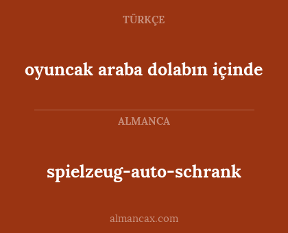 oyuncak araba dolabın içinde - spielzeug-auto-schrank