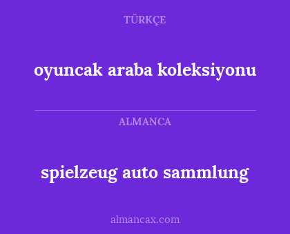 spielzeug auto sammlung - oyuncak araba koleksiyonu