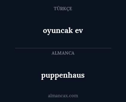 puppenhaus - oyuncak ev
