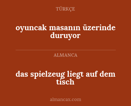 oyuncak masanın üzerinde duruyor - das spielzeug liegt auf dem tisch