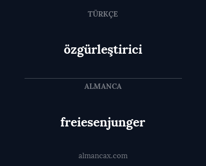 freiesenjunger - özgürleştirici