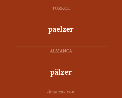 pälzer - paelzer