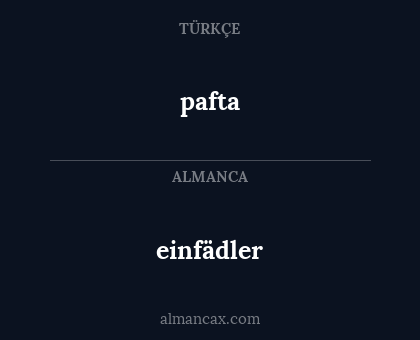 einfädler - pafta