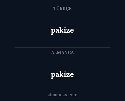 pakize - pakize