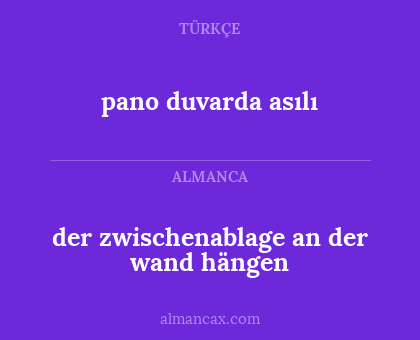 der zwischenablage an der wand hängen - pano duvarda asılı