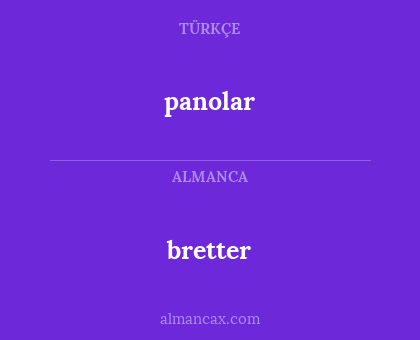 bretter - panolar