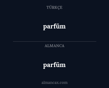 parfüm - parfüm