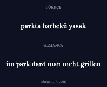 parkta barbekü yasak - im park dard man nicht grillen