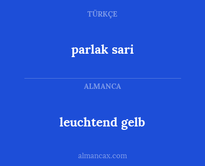 parlak sari - leuchtend gelb