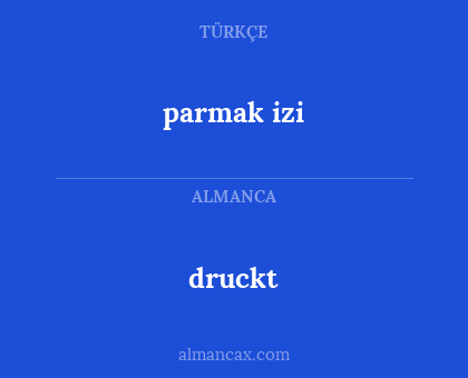 druckt - parmak izi