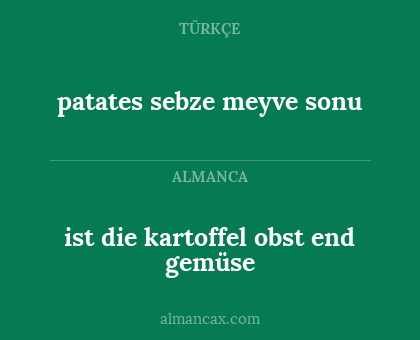 patates sebze meyve sonu - ist die kartoffel obst end gemüse
