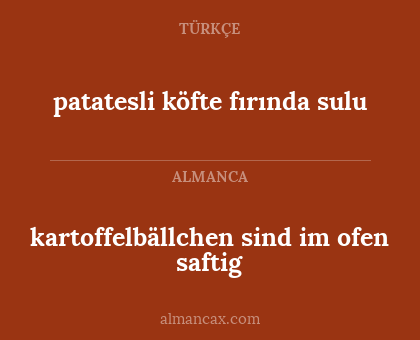 patatesli köfte fırında sulu - kartoffelbällchen sind im ofen saftig