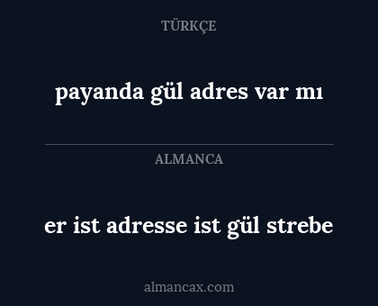 payanda gül adres var mı - er ist adresse ist gül strebe