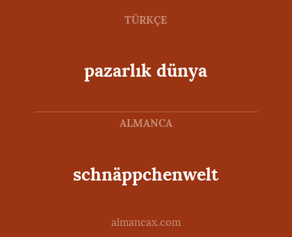 schnäppchenwelt - pazarlık dünya