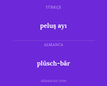 plüsch-bär - peluş ayı