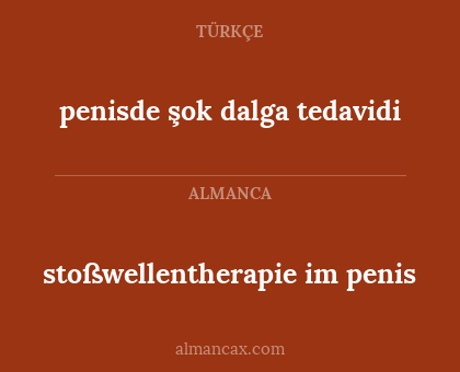 penisde şok dalga tedavidi - stoßwellentherapie im penis