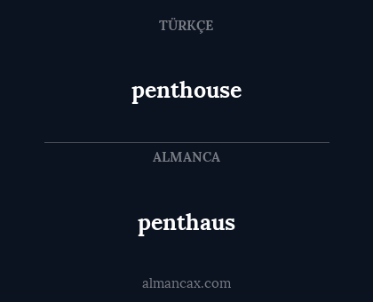 penthaus - penthouse