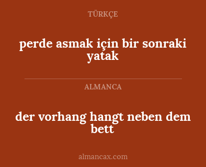 perde asmak için bir sonraki yatak - der vorhang hangt neben dem bett