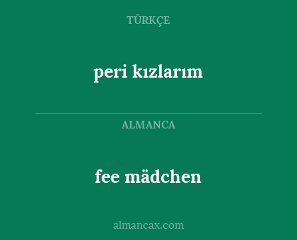 fee mädchen - peri kızlarım