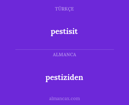 pestisit - pestiziden
