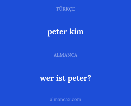 peter kim - wer ist peter?