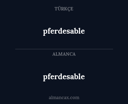 pferdesable - pferdesable