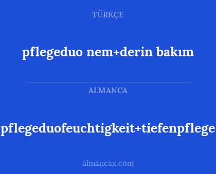 pflegeduo nem+derin bakım - pflegeduofeuchtigkeit+tiefenpflege